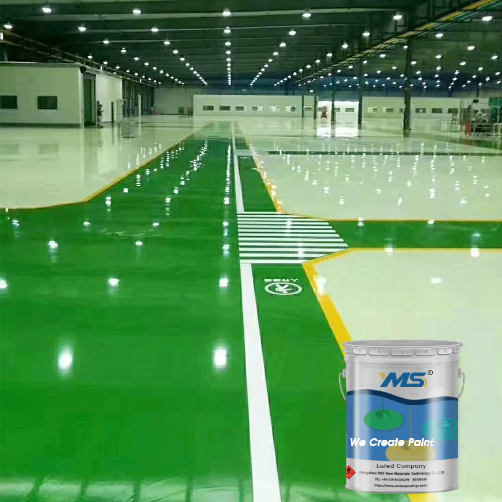 Excellent anti-static epoxy resin floor paint for the electronic workshop and floors