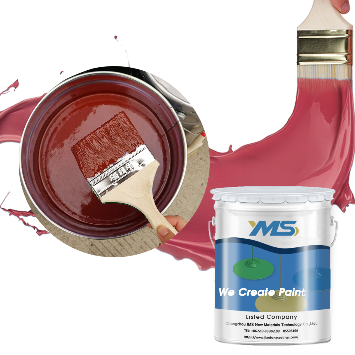 Antiabrasion And Waterproof Acrylic Resin Road Marking Paint Jianbang