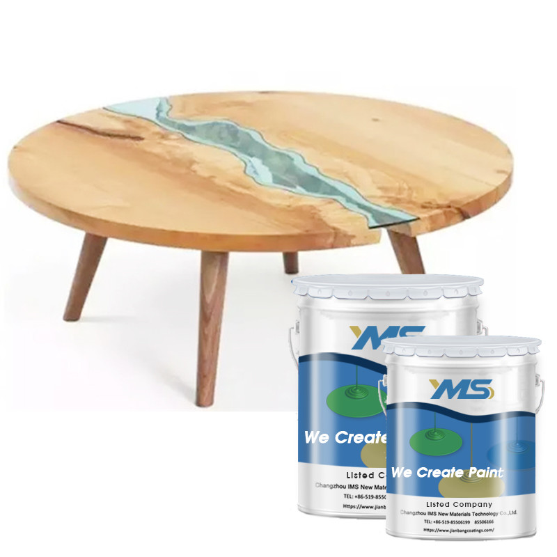 YMS Epoxy Resin AB Glue for wood river table
