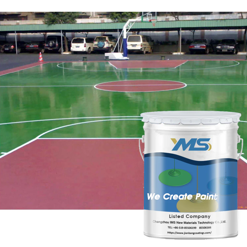 Factory Price Polyurethane floor paint Supplier-YMS Paint used in stadium or playground