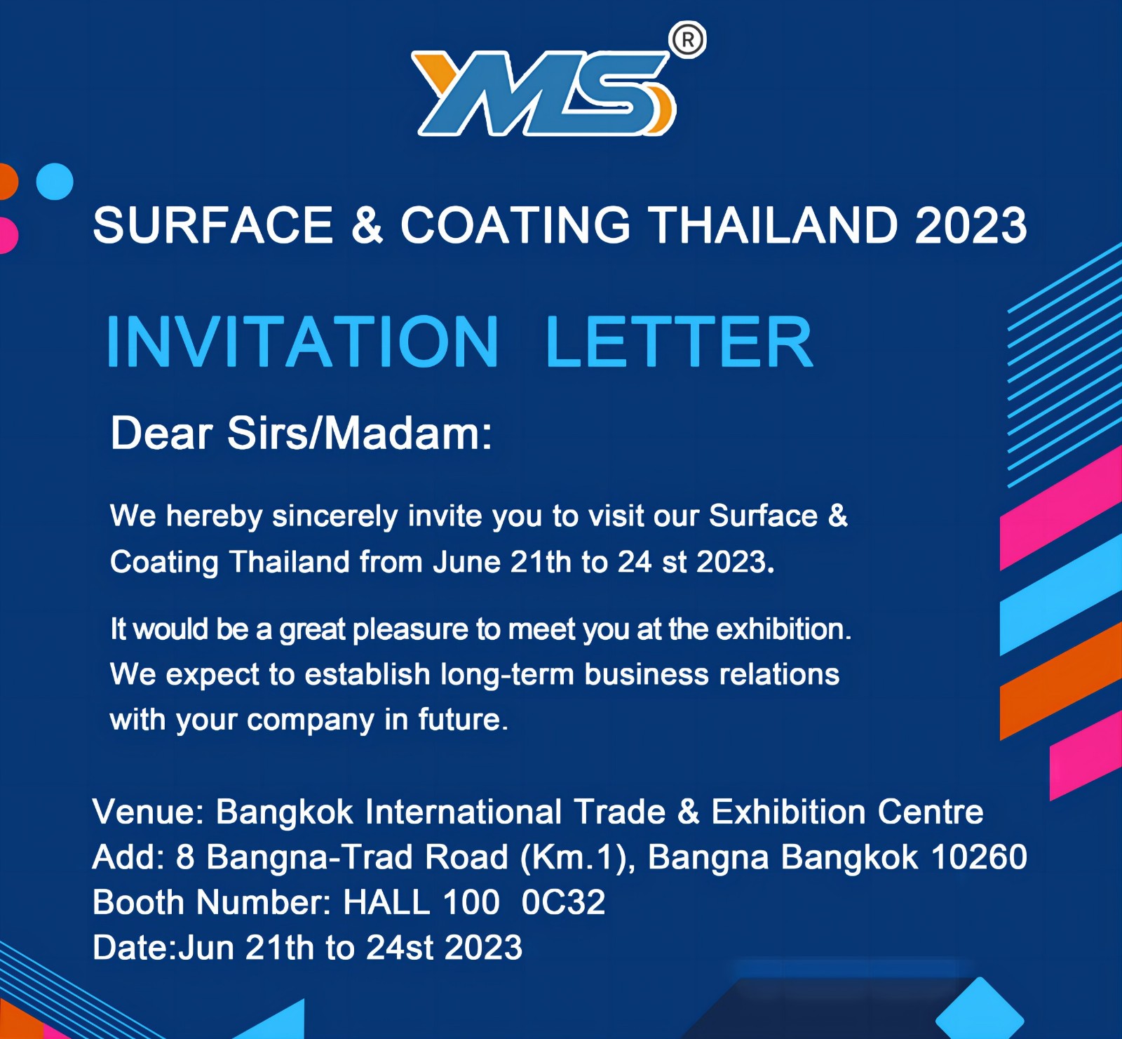 exhibition invitation